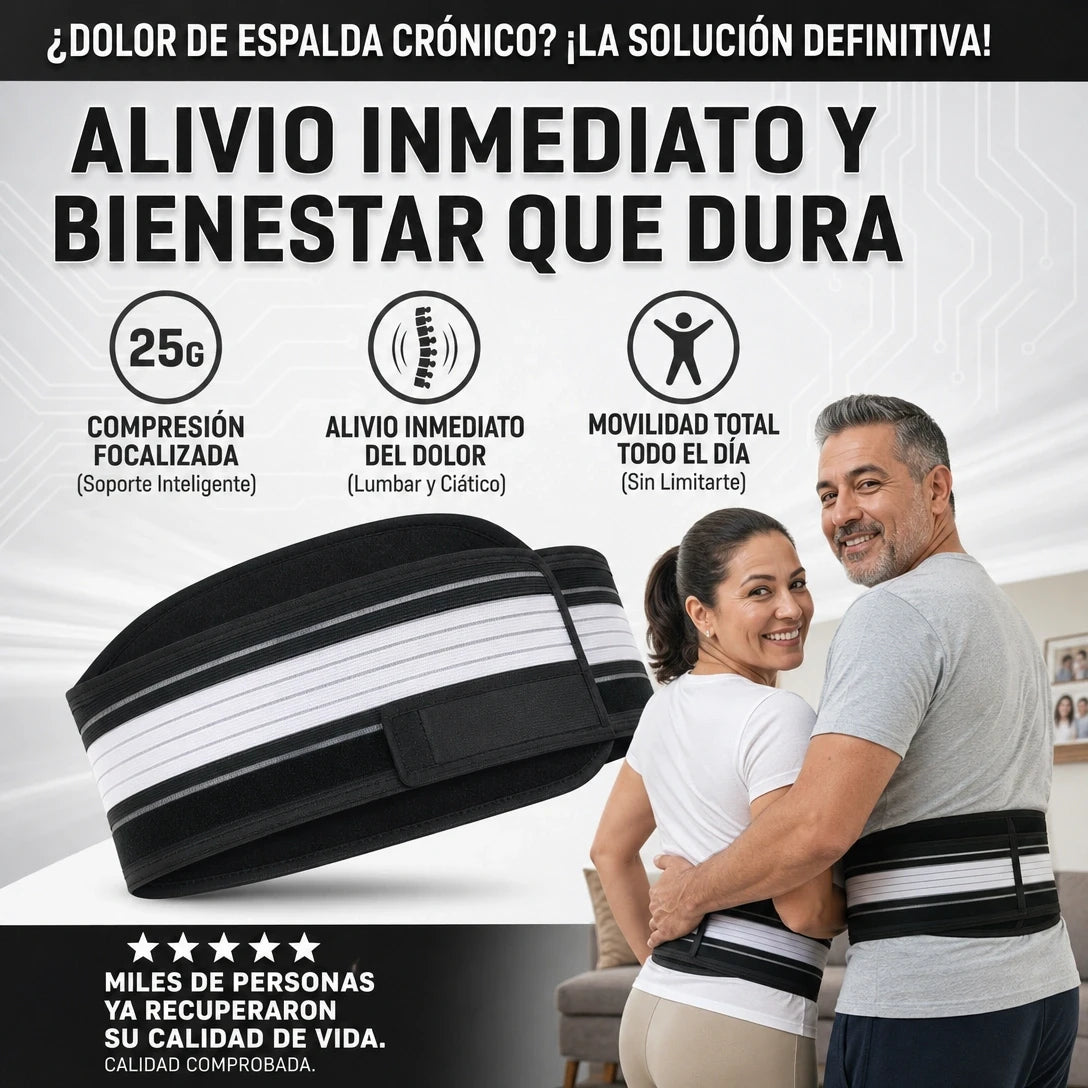 Cinturón Lumbar - Adiós dolor de espalda