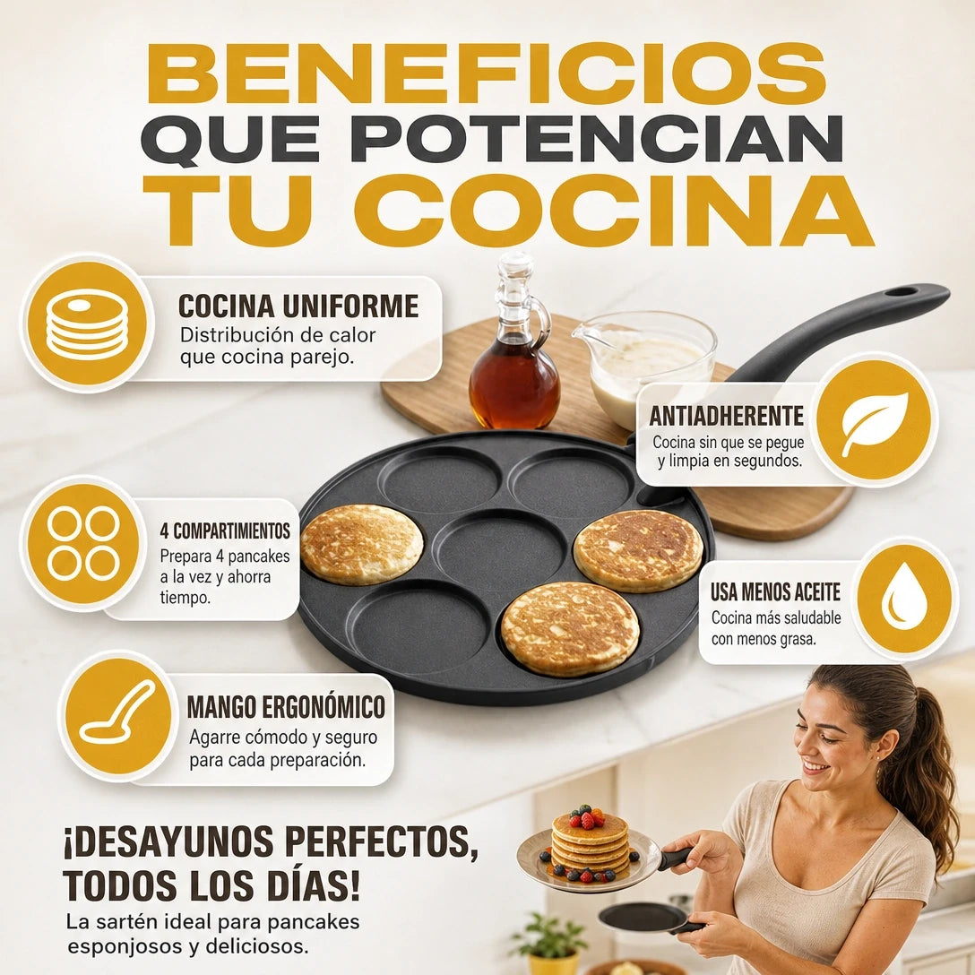 Sarten para Waffles Importado
