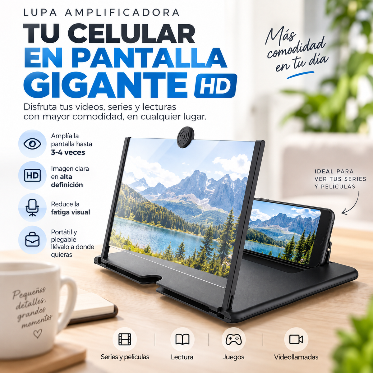 Lupa Amplificadora para celular