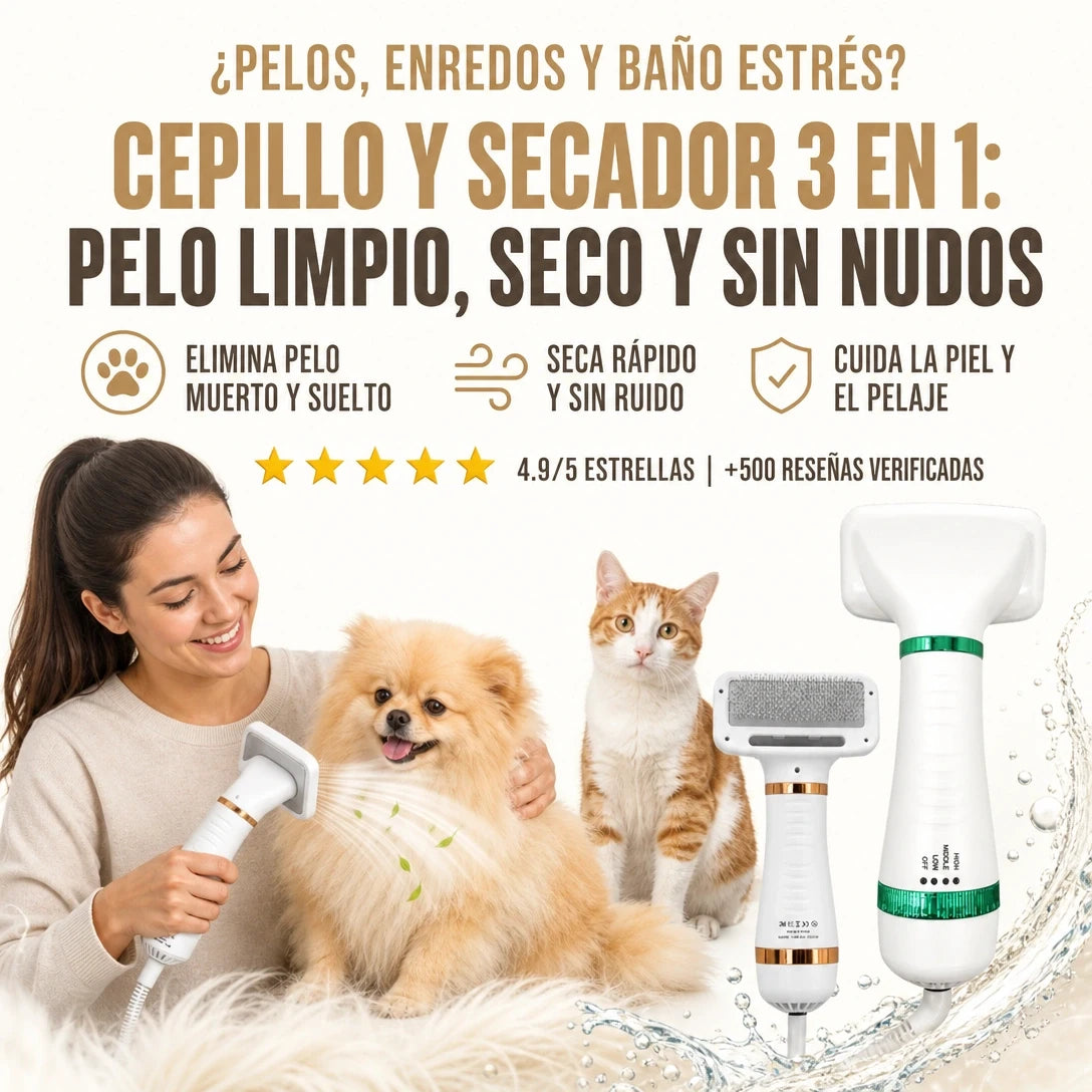 Secador 3 en 1 mascotas