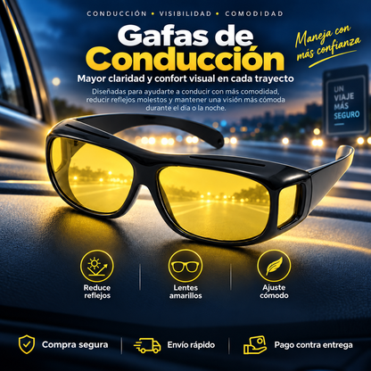 Gafas de conducción - evita accidentes en la vía