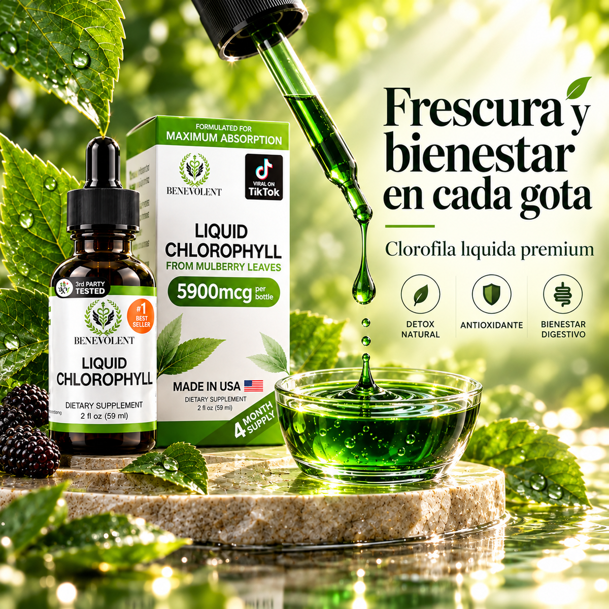 Clorofila Liquida - Fumar