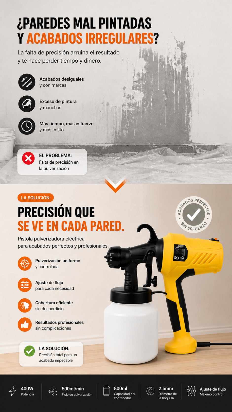 Pistola Pulverizadora de pintura