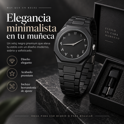 Reloj Arabe - Elegancia minimalista