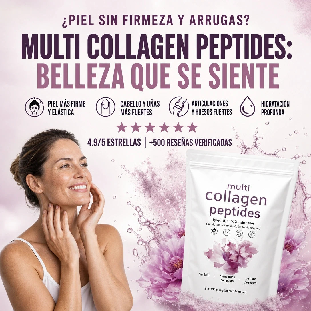 Multicollagen en polvo - Rejuvenece en menos de 30 días