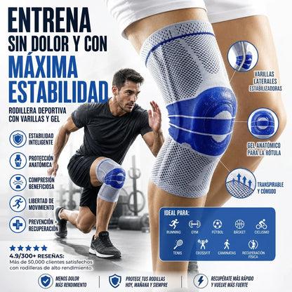 Rodillera Deportiva Con Varillas Y Gel