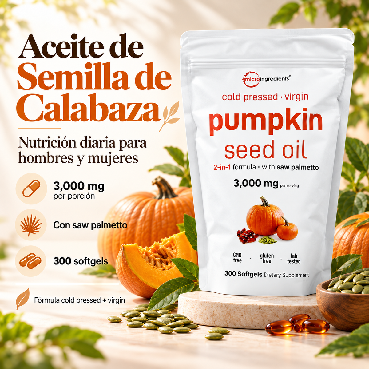 Aceite de semilla de Calabaza