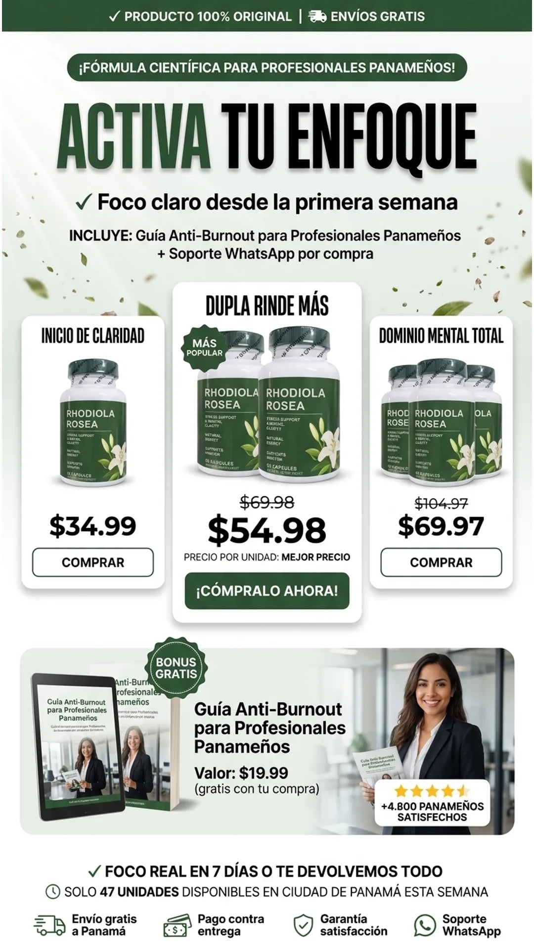 Rhodiola Rosea — oferta