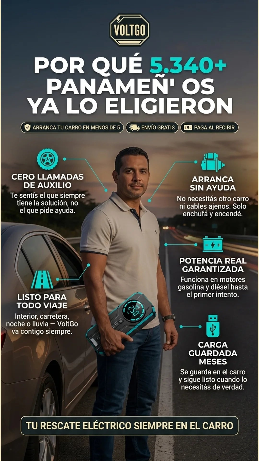 VoltGo — beneficios