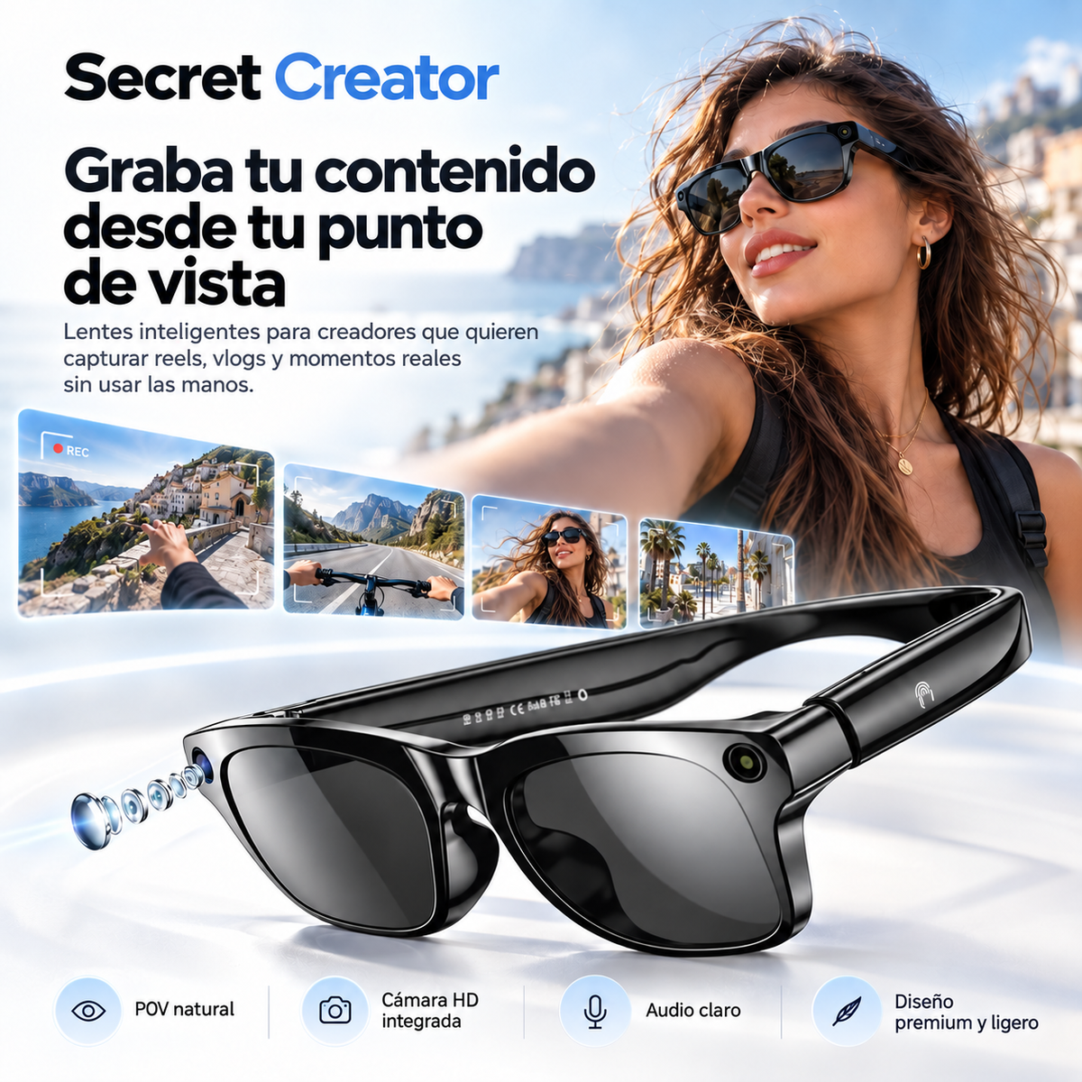 Secret Creator - Gafas de creación de contenido
