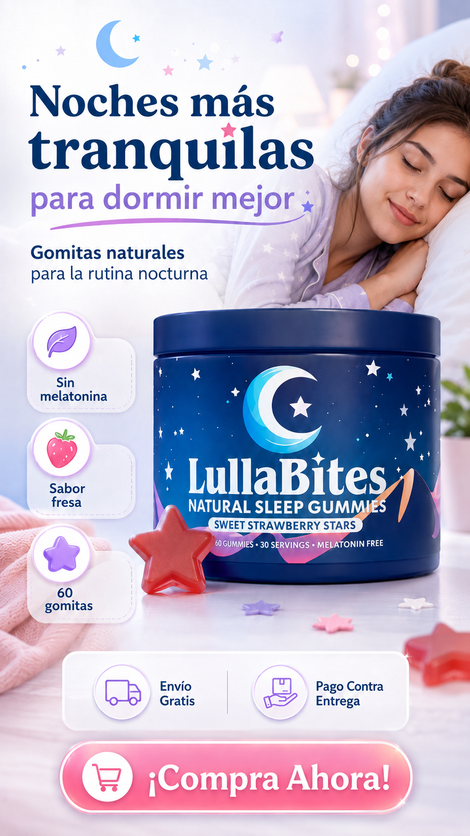 Lulla Bites Original - Gomitas para recuperar tu sueño
