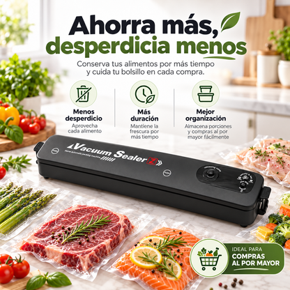 Selladora al vacío - Conserva alimentos por más tiempo