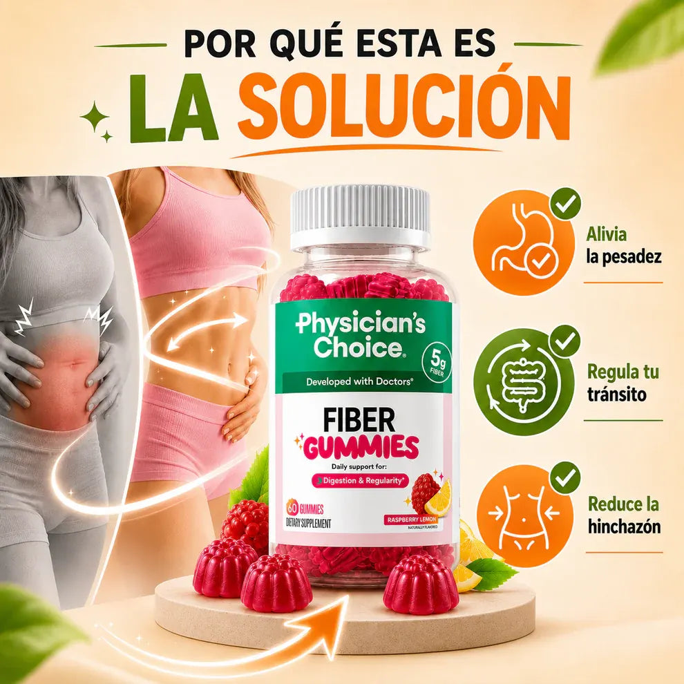 Fiber Gummies - Adiós Inflamación - PRODUCTO ORIGINAL