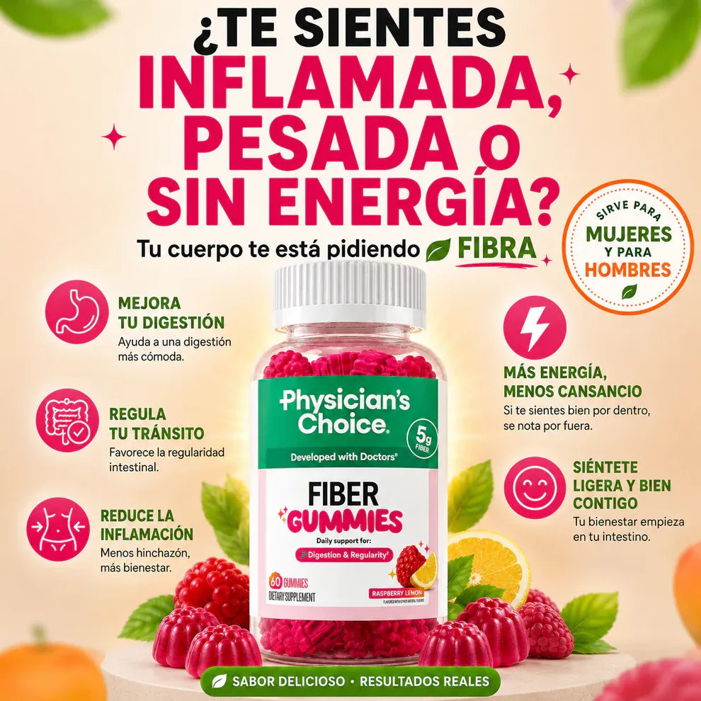 Fiber Gummies - Adiós Inflamación - PRODUCTO ORIGINAL