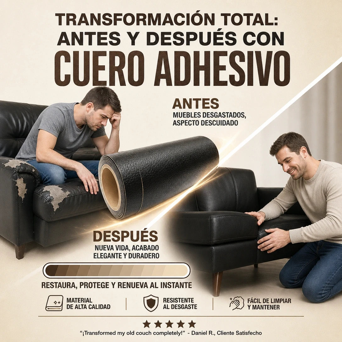 Parches Cuero Adhesivo