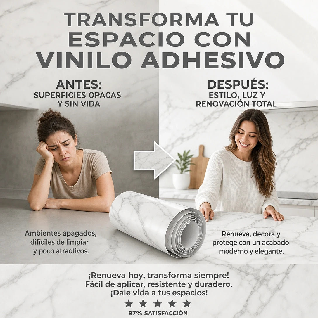 Vinilo Marmol Adhesivo